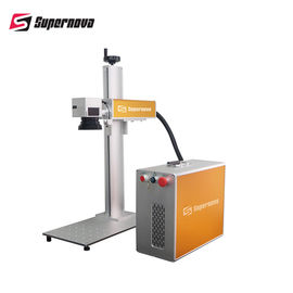 China Processamento manual e industrial da máquina automática acrílica da marcação do laser da fibra da gravura do Usb fornecedor