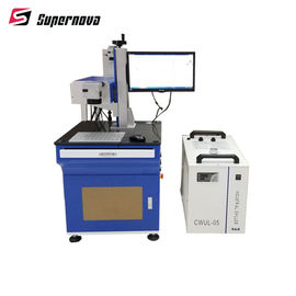 China Máquina uv da marcação do laser do armário fechado com elevada precisão para o metal/plástico fornecedor